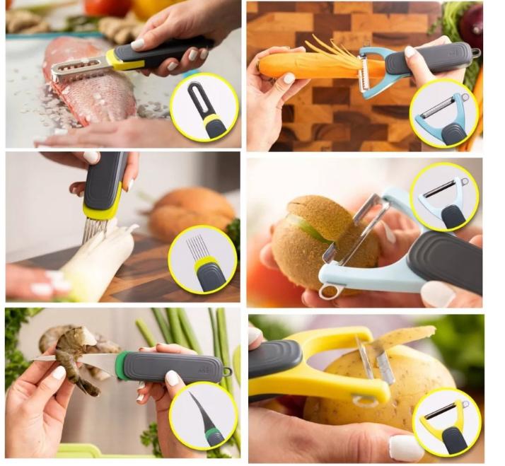 Miniatura 3 de KIT PELADOR DE VERDURAS Y FRUTAS 6 EN 1